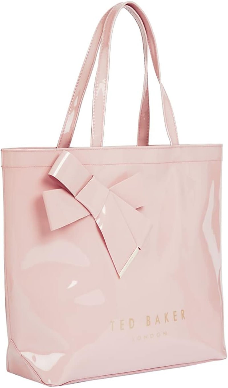 Damska torba damska Ted Baker Nicon z kokardą winylową Torby damskie Naty Shop Różowa