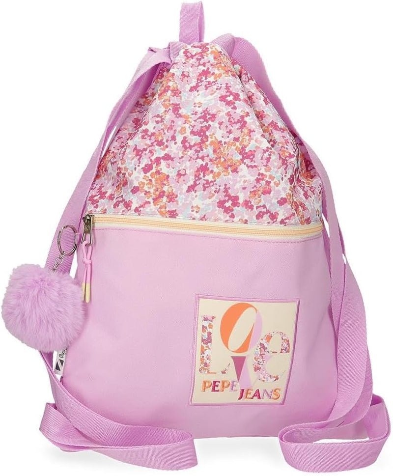 Torba Pepe Jeans Sandra, idealny rozmiar do plecaka, teczki lub torebki, marki Joumma Bags Plecaki i tornistry Premium Naty Shop Sack-Rucksack