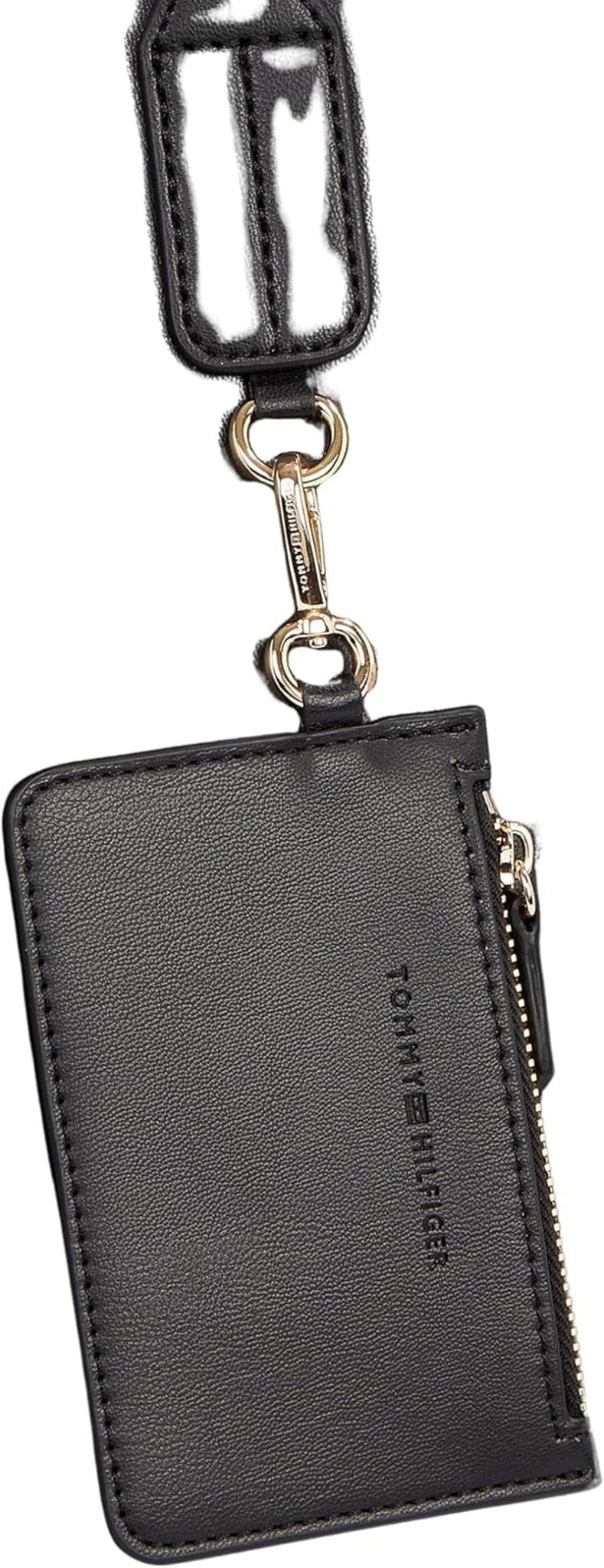 Damska torba na ramię Tommy Hilfiger Distinct zapinana na zamek, czarna (czarna), pełnowymiarowe torby damskie Naty Shop
