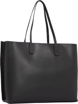 Damska torba na ramię Tommy Hilfiger Distinct zapinana na zamek, czarna (czarna), pełnowymiarowe torby damskie Naty Shop