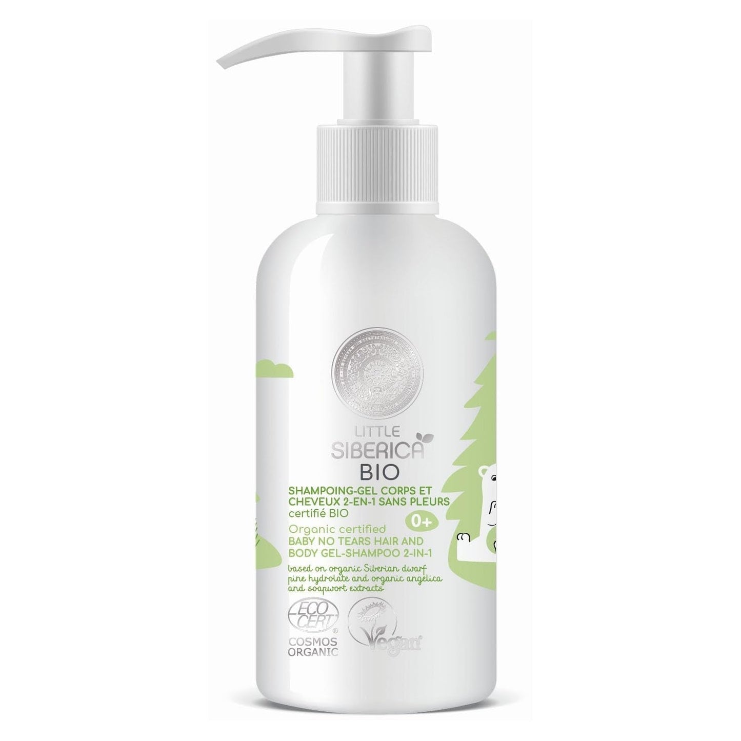 Żel pod prysznic - Bezzapachowy szampon Corps et Cheveux certifié BIO 250 ml Dzieci - Kąpiel i pielęgnacja skóry Naty Shop Tytuł domyślny