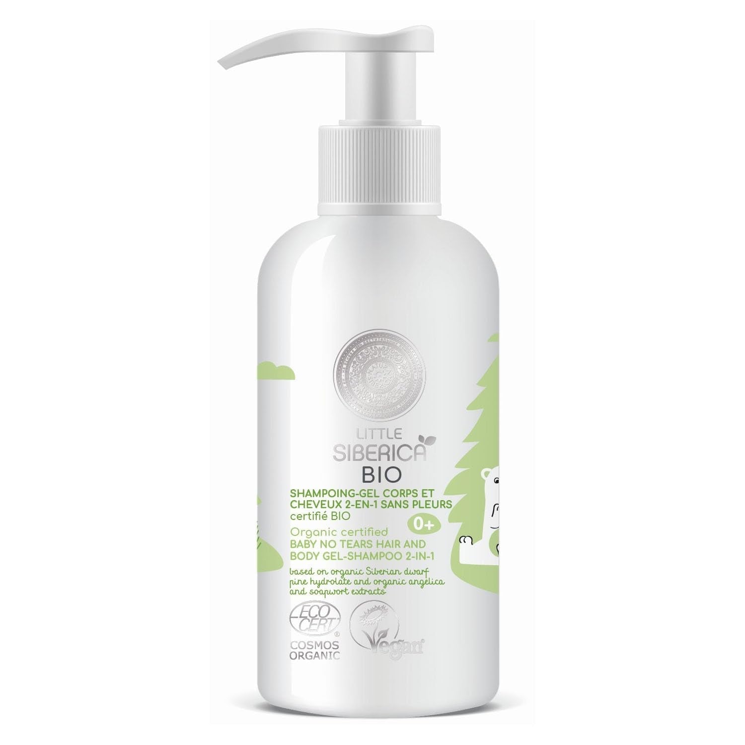 Żel pod prysznic - Bezzapachowy szampon Corps et Cheveux certifié BIO 250 ml Dzieci - Kąpiel i pielęgnacja skóry Naty Shop Tytuł domyślny