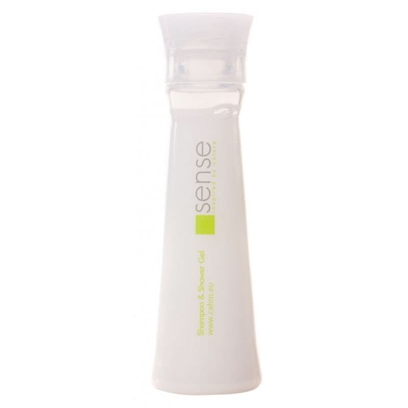 Mieszany żel hotelowy (szampon i żel pod prysznic) Sense 25 ml, opakowanie 195 sztuk Naty Shop Hotel Cosmetics
