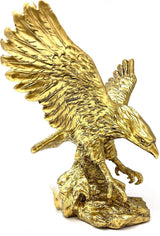 Złoty Orzeł Ozdoby z żywicy Statua, Rzeźba Złotego Orła Nowoczesne biuro w domu Figurka Wystrój Dekoracja stołu (Złota 1) Figurki i rzeźby Naty Shop