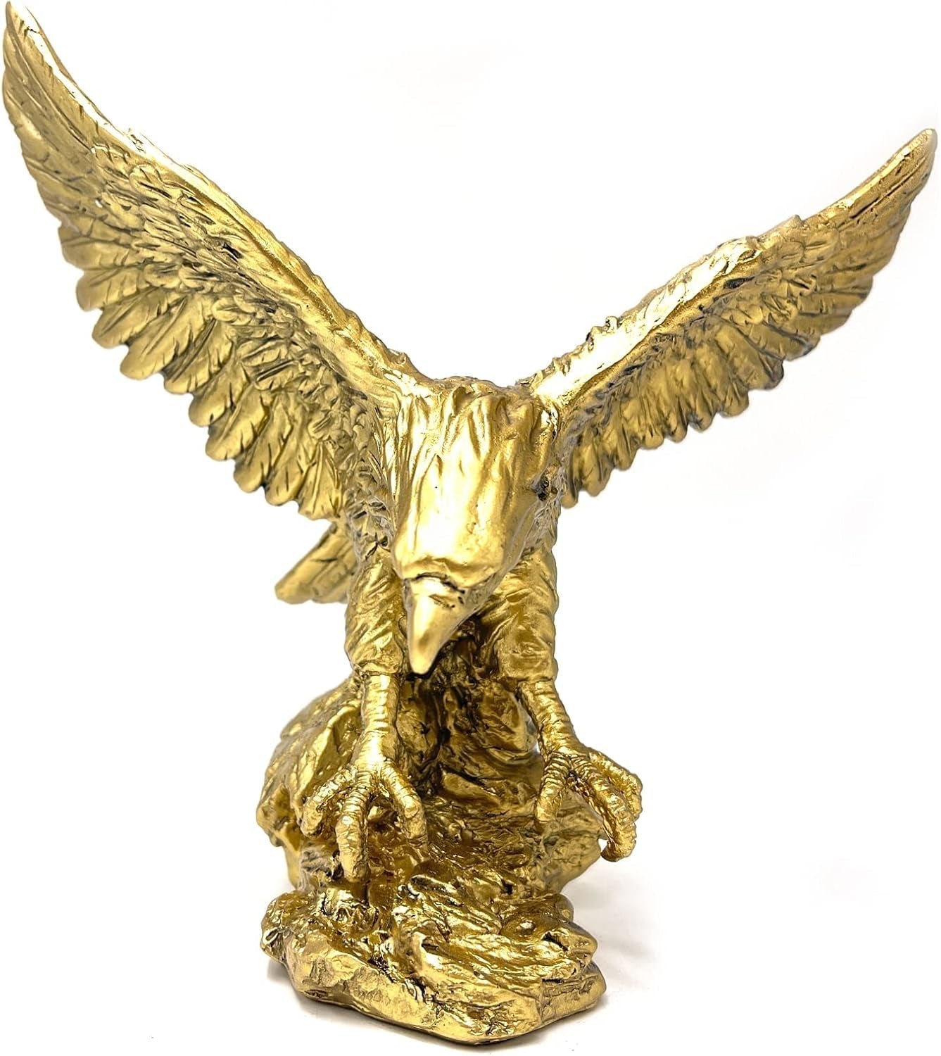 Złoty Orzeł Ozdoby z żywicy Statua, Rzeźba Złotego Orła Nowoczesne biuro w domu Figurka Wystrój Dekoracja stołu (Złota 1) Figurki i rzeźby Naty Shop