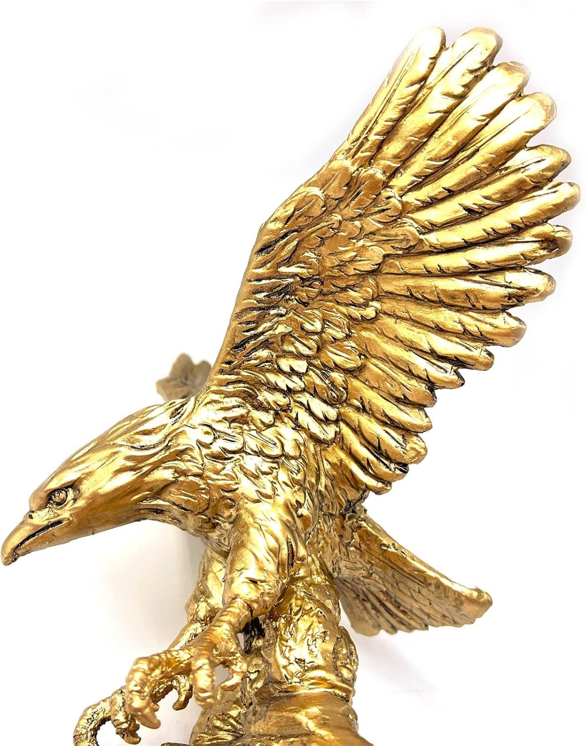 Złoty Orzeł Ozdoby z żywicy Statua, Rzeźba Złotego Orła Nowoczesne biuro w domu Figurka Wystrój Dekoracja stołu (Złota 1) Figurki i rzeźby Naty Shop