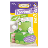 Günthart BackDecor 250 fondant green, 100% wegański, bez oleju palmowego, odporny na rozdarcie do pokrywania ciast i wypieków, nadaje się do modelowania, 1 opakowanie (1 x 250 g) Naty Shop pasta cukrowa 250 G (1 opakowanie) Pozdrawiam