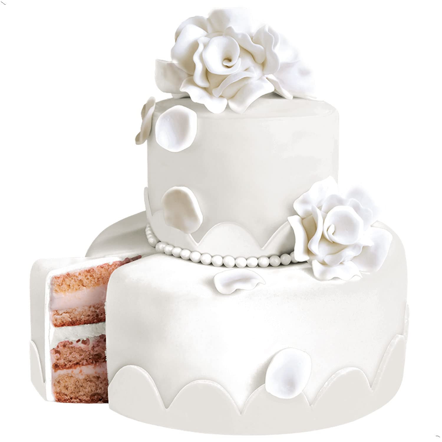 Günthart BackDecor 250g Biała Fondant, 100% wegańska, bez oleju palmowego, odporna na rozdarcie do pokrywania ciast i ciastek, odpowiednia do modelowania, opakowanie 2 szt. (1 x 250 g) Naty Shop Sugarpaste