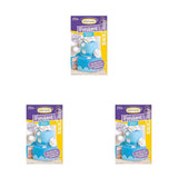 Günthart BackDecor 250g Blue Fondant 100% wegański olej palmowy, odporny na rozdarcie, do przykrywania ciast i wypieków Nadaje się do modelowania Opakowanie 3 szt. (1 x 250 g) Naty Shop Sugarpaste Blue 250 g (zestaw 3 szt.)
