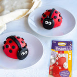 Günthart BackDecor 250g Czerwona Fondant, bez oleju palmowego, odporna na rozdarcie, do pokrywania ciast i wypieków, odpowiednia do modelowania, opakowanie 2 szt. (1 x 250 g) pasta cukrowa Naty Shop