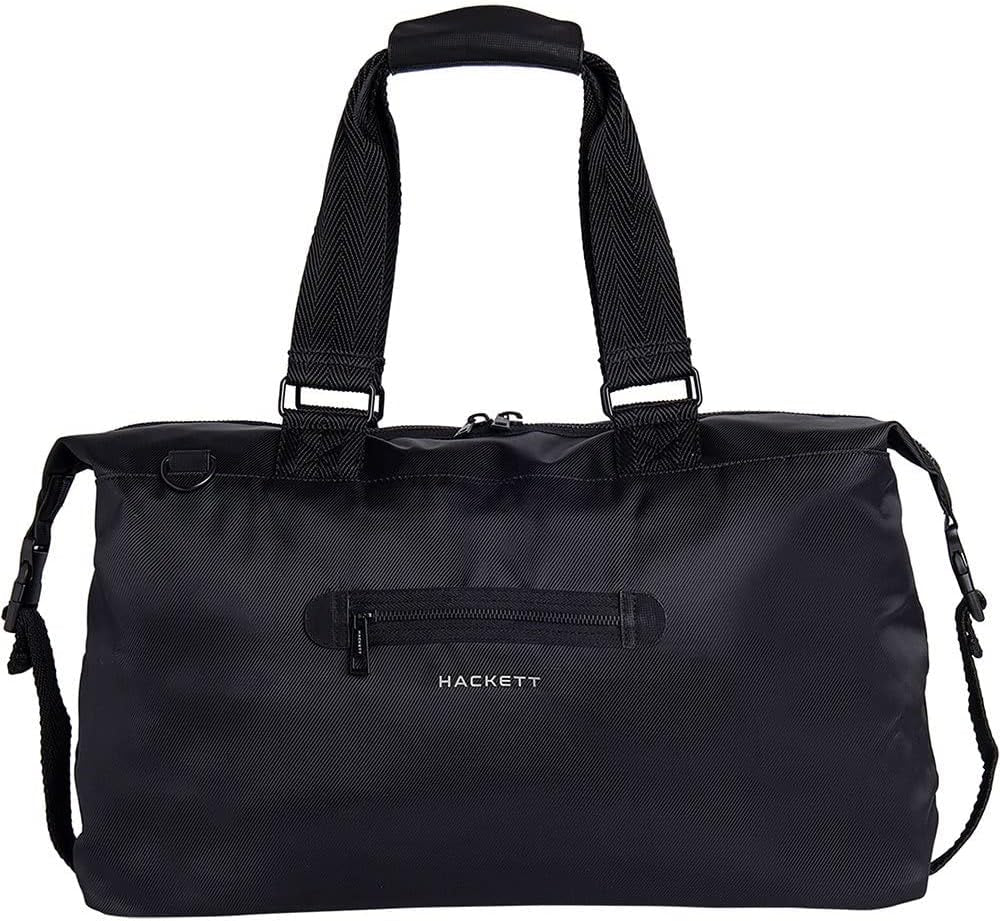Męska torba podróżna Hs Hackett London Carry-All i organizery, czarna walizka i sprzęt podróżny Naty Shop Default Title