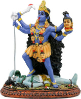 Hinduski posąg boga Kali Ma, Indie Bogini Kali Bhavatarini Statua niszczyciela Dekoracyjna hinduska bogini czasu i śmierci Figurki Murti Diwali Pooja Prezenty Biuro w domu Świątynia Mandir Ołtarz Pudża Przedmioty Posągi i rzeźby Sklep Naty Domyślny tytuł