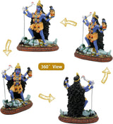 Hinduski posąg boga Kali Ma, Indie Bogini Kali Bhavatarini Statua niszczyciela Dekoracyjna hinduska bogini czasu i śmierci Figurka Murti Diwali Pooja Prezenty Biuro w domu Świątynia Mandir Ołtarz Pudża Przedmioty statuetki i rzeźby Sklep Naty