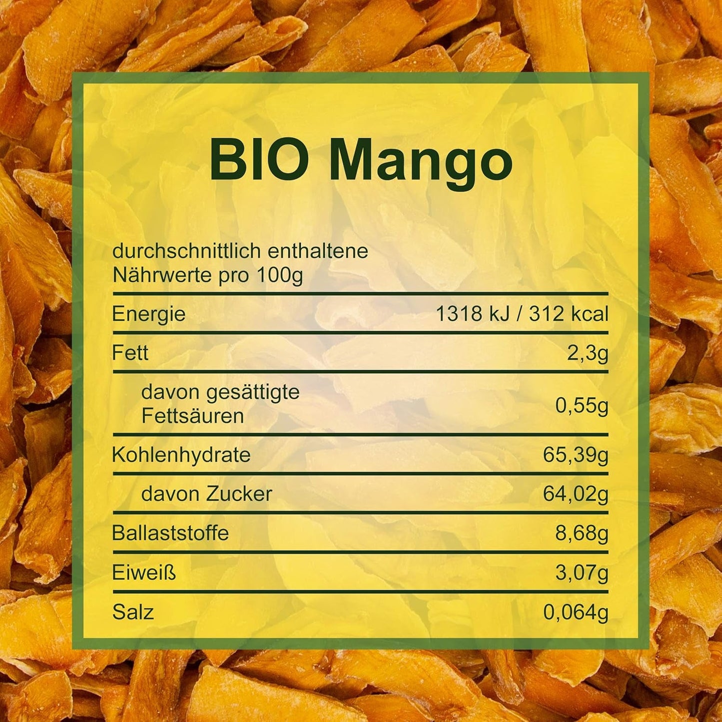 Howa suszone mango - suszone owoce organicznej jakości, naturalne i niesiarkowane - idealne do gotowania, pieczenia lub jako zdrowa przekąska - plastry mango - bez cukru - 1000 g Naty Shop produkty suszone