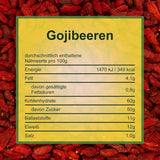 Howa Premium Goji Berries 1 KG suche - nieobrobione, naturalne - superfood z Azji - idealne do gotowania, pieczenia lub jako zdrowa przekąska - Jagody Goji 1000 g Produkty suszone Naty Shop