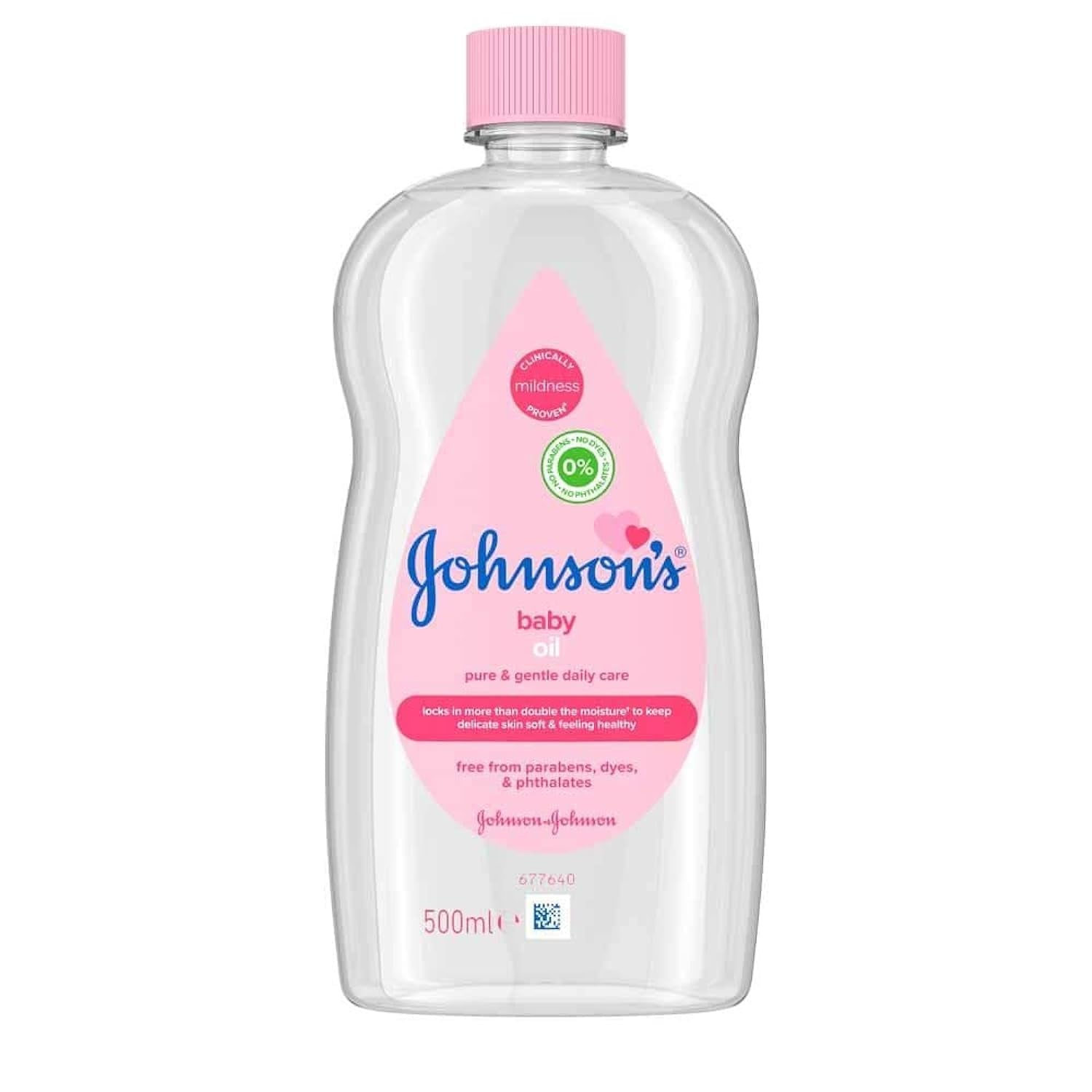 Johnsons JOHNSON'S - Olejek dla niemowląt, (1 X 500 ML) Dzieci - Kąpiel i pielęgnacja skóry Naty Shop 500 Ml (1 opakowanie)