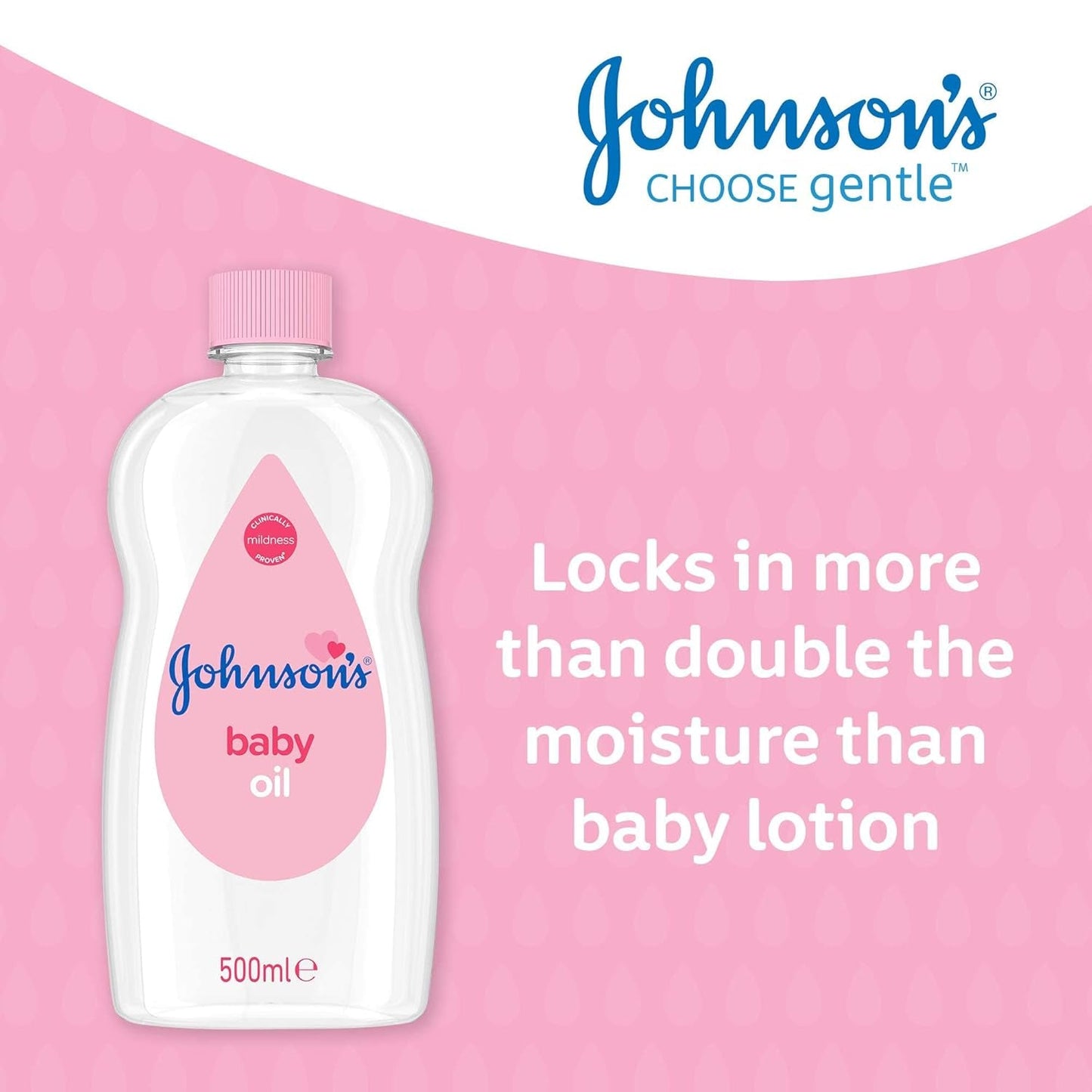 Johnsons JOHNSON'S - Olejek dla dzieci, (1 X 500 ML) Dzieci - Kąpiel i pielęgnacja skóry Naty Shop