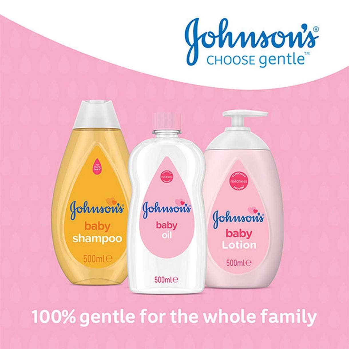 Johnsons JOHNSON'S - Olejek dla dzieci, (1 X 500 ML) Dzieci - Kąpiel i pielęgnacja skóry Naty Shop