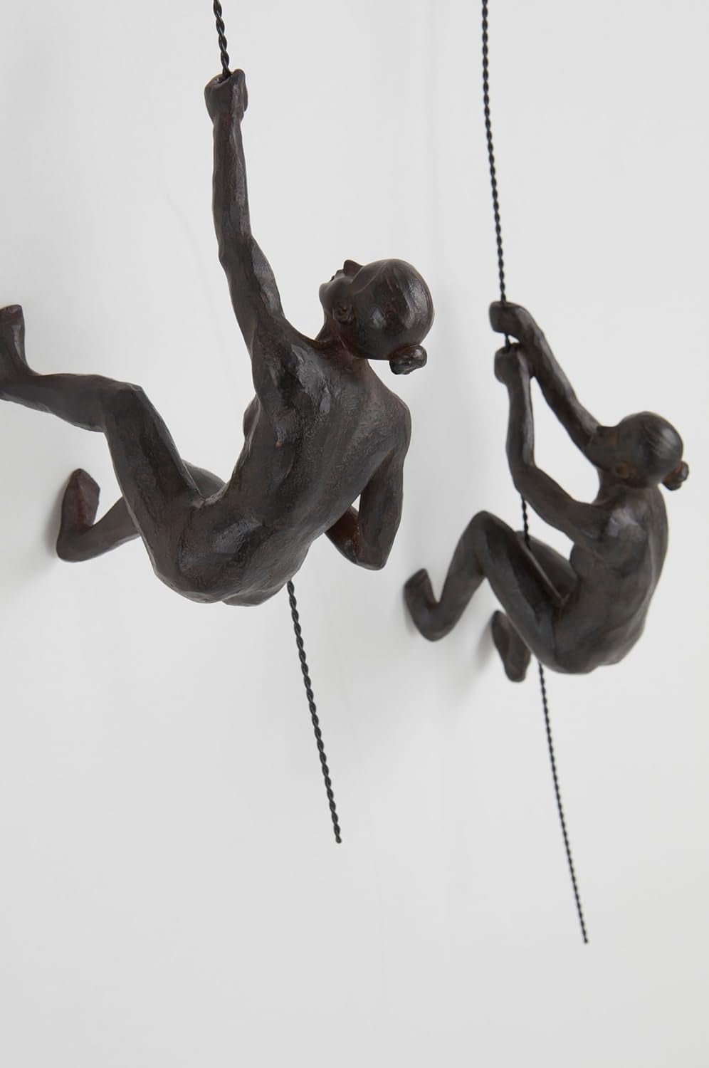 JOTEX Feminine Climbers Figurki dekoracyjne, opakowanie 2 szt., rdzawobrązowe statuetki i rzeźby Naty Shop