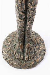 Kare Design Obiekt dekoracyjny Sztuka Dama Brązowa figurka dekoracyjna Żywica Antyczny wygląd Statua Obiekt artystyczny Akcesoria 78x13,5x13,5cm Figurki i rzeźby Naty Shop