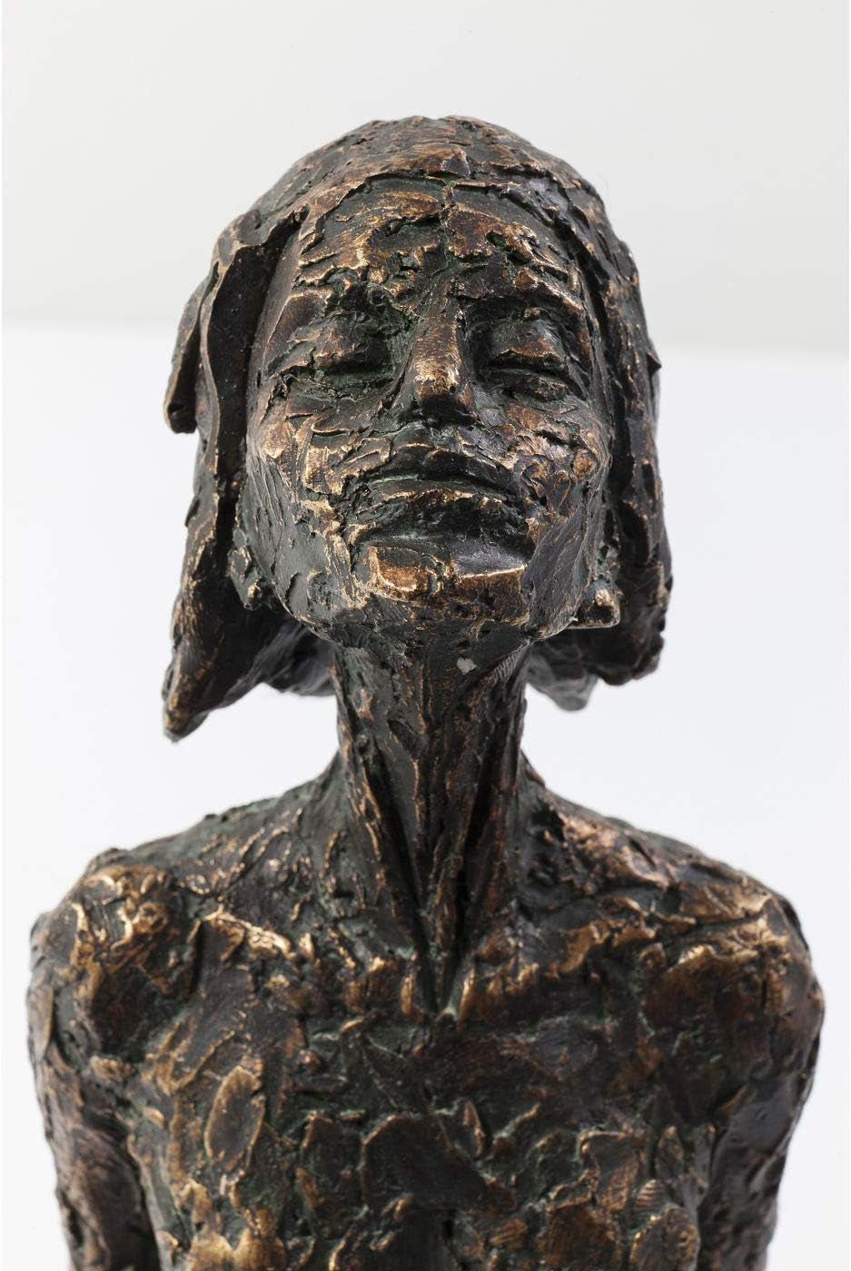 Kare Design Obiekt dekoracyjny Sztuka Dama Brązowa figurka dekoracyjna Żywica Antyczny wygląd Statua Obiekt artystyczny Akcesoria 78x13,5x13,5cm Figurki i rzeźby Naty Shop