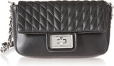 KARL LAGERFELD Agyness torba na ramię crossbody Torby Damskie Naty Shop Czarny/Srebrny