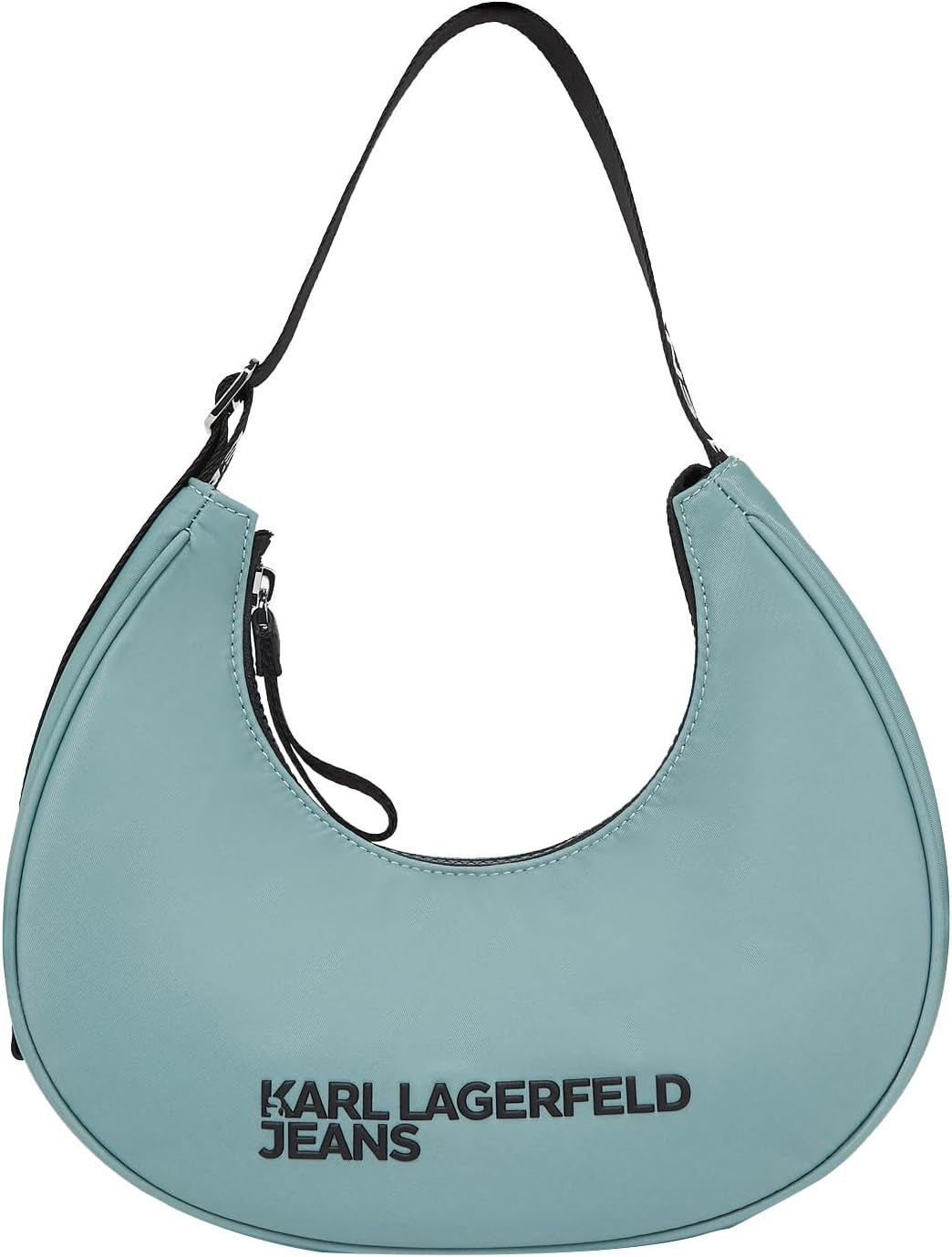 KARL LAGERFELD JEANS Niezbędna torba damska z nylonu Moon Bag Torby damskie Naty Shop Granite Green