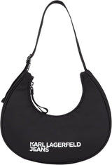 KARL LAGERFELD JEANS Essential Nylonowa torba księżycowa dla kobiet Torby damskie Naty Shop Black