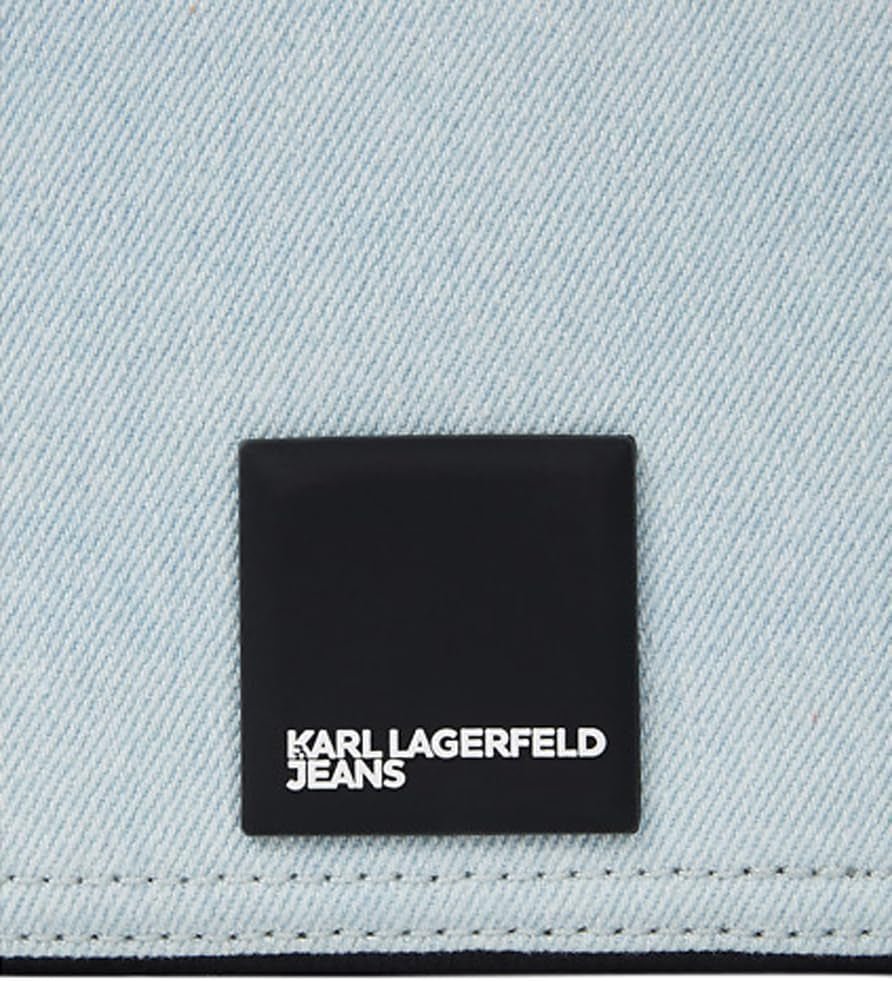 Karl Lagerfeld Jeans Damska torba na aparat Box Logo Cross Body, jasnoniebieskie torby damskie Naty Shop
