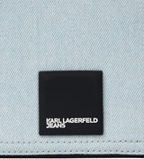 Karl Lagerfeld Jeans Damska torba na aparat Box Logo Cross Body, jasnoniebieskie torby damskie Naty Shop