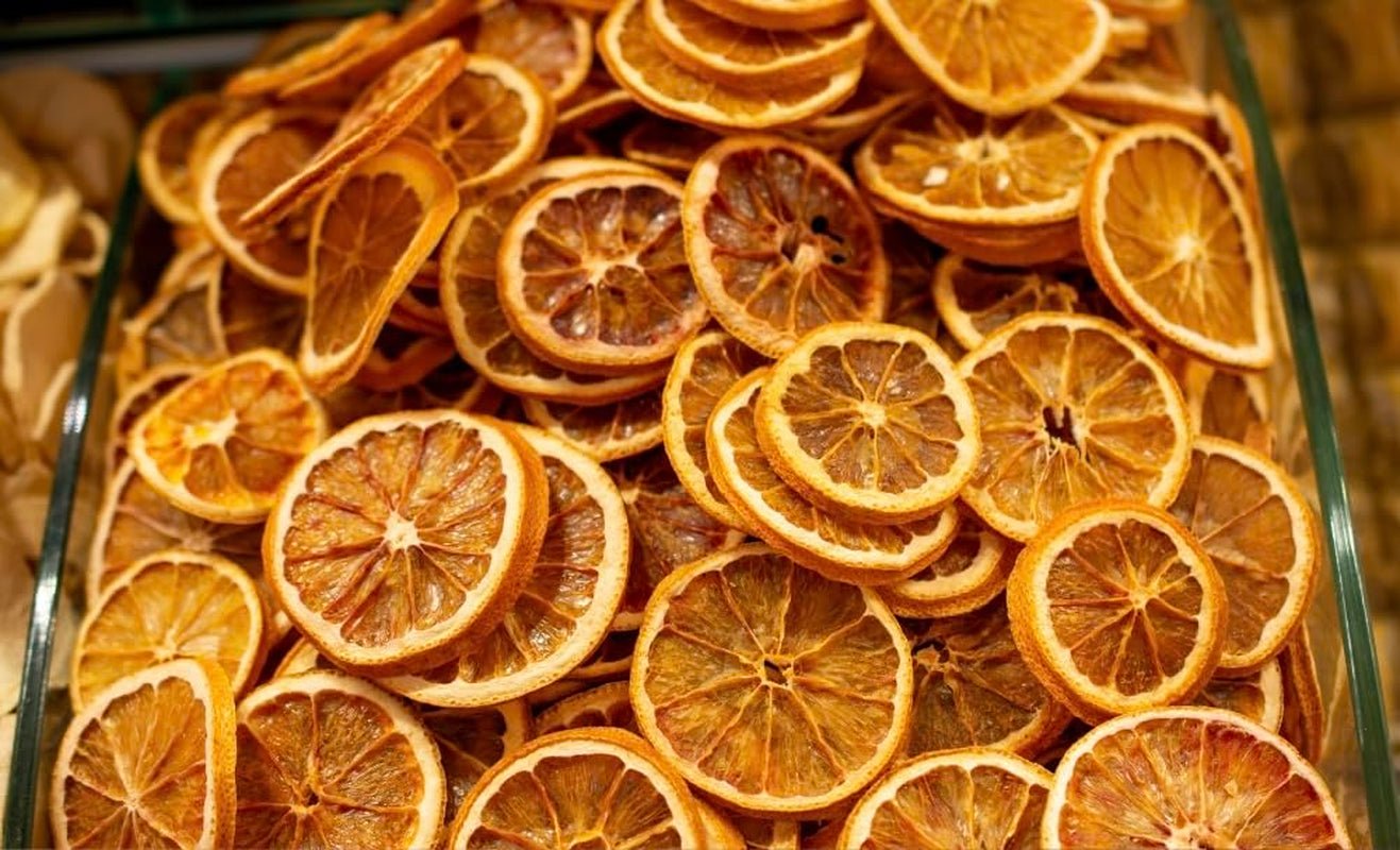 Knabberkraft Plasterki suszonej pomarańczy 100g - Przekąska i naturalny aromat | Idealny do herbaty, deserów, dekoracji i nie tylko | Bogate w witaminę C i bez dodatków Naty Shop produkty suszone