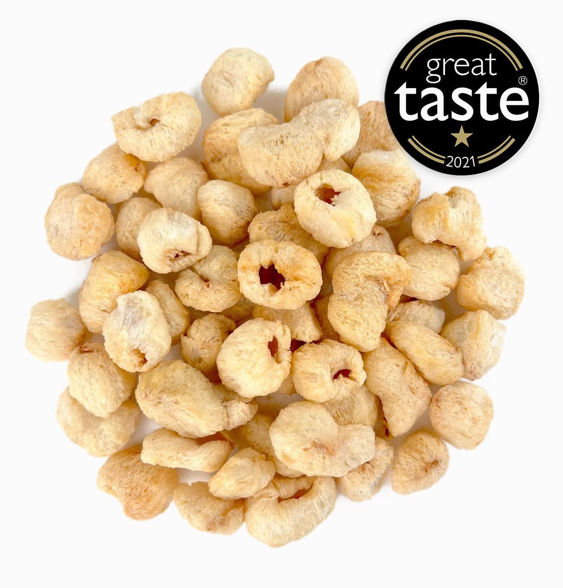 Suszona liczi BRIX | Naturalne liczi, suszone 95 g | Nagroda Great Taste dla suszonych owoców | Bez GMO, bezglutenowe, wegańskie, z konserwowanymi witaminami Naty Shop Produkty suszone