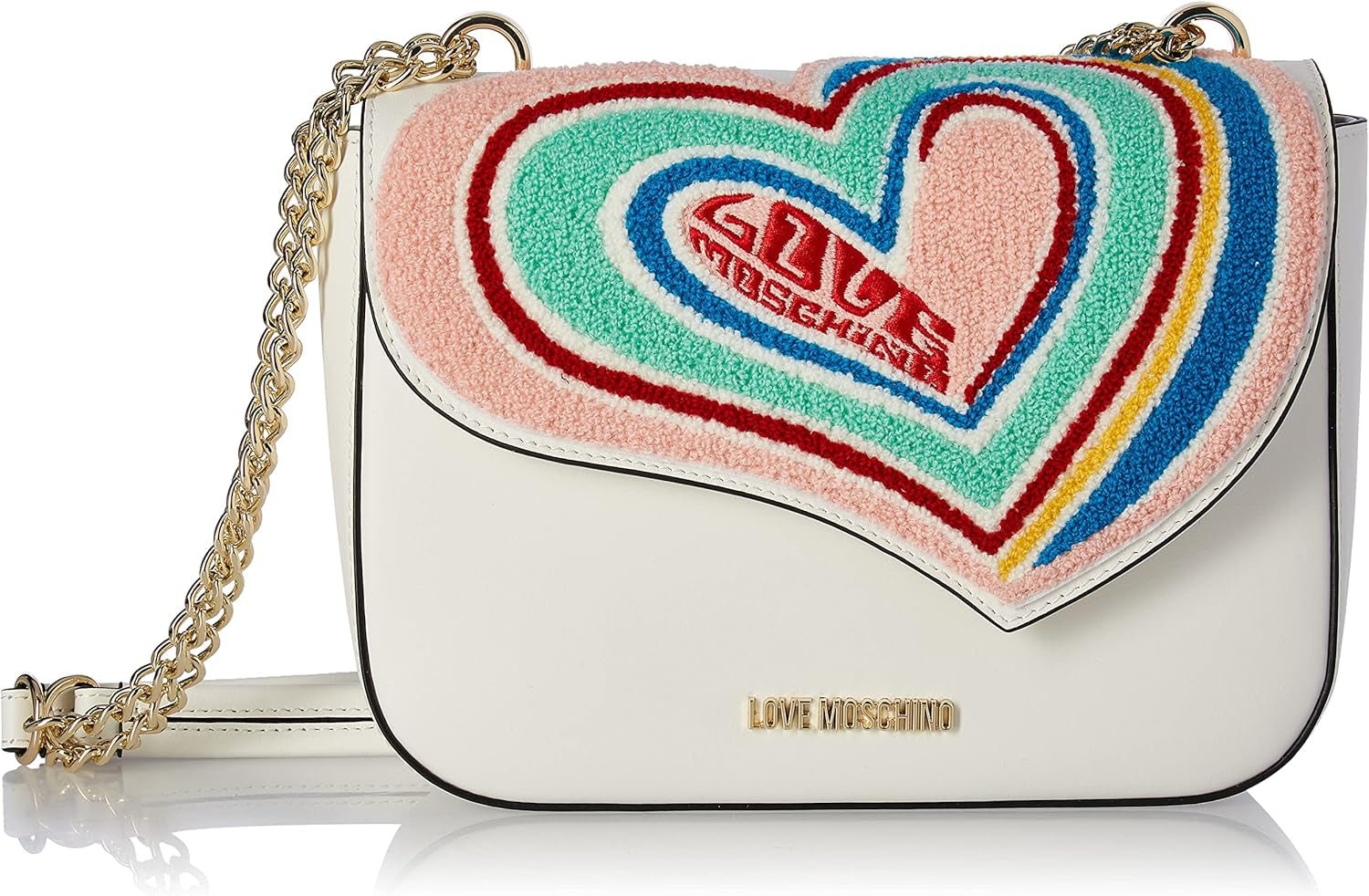 Love Moschino Borsa a Spalla torba na ramię Torby damskie Naty Shop White