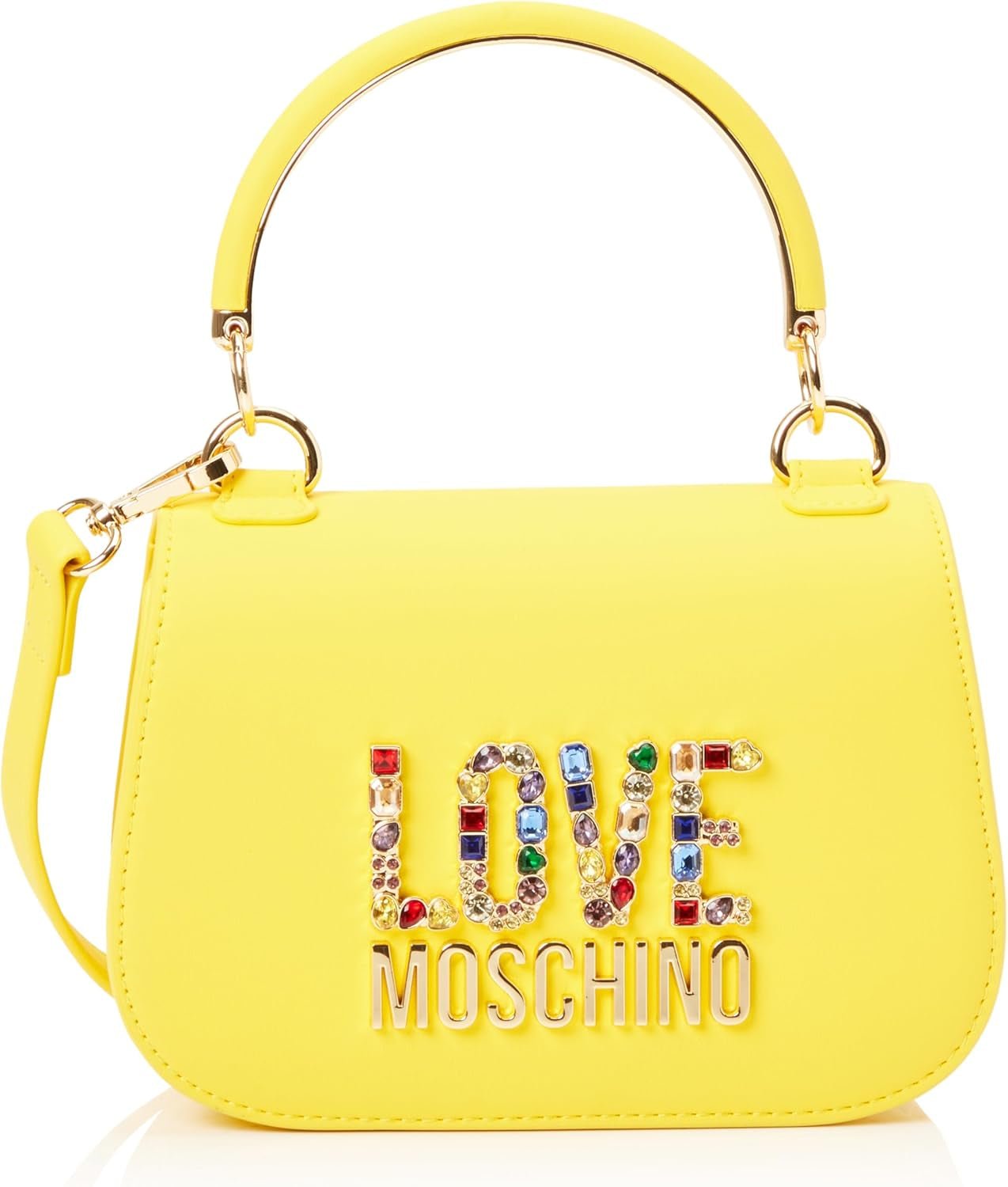 Torba damska Love Moschino, żółta torebka, żółte torby damskie Naty Shop Domyślny tytuł