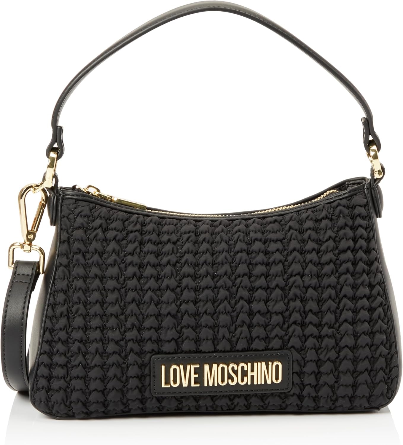 Torba damska Love Moschino, czarna torebka, czarne torby damskie Naty Shop Domyślny tytuł