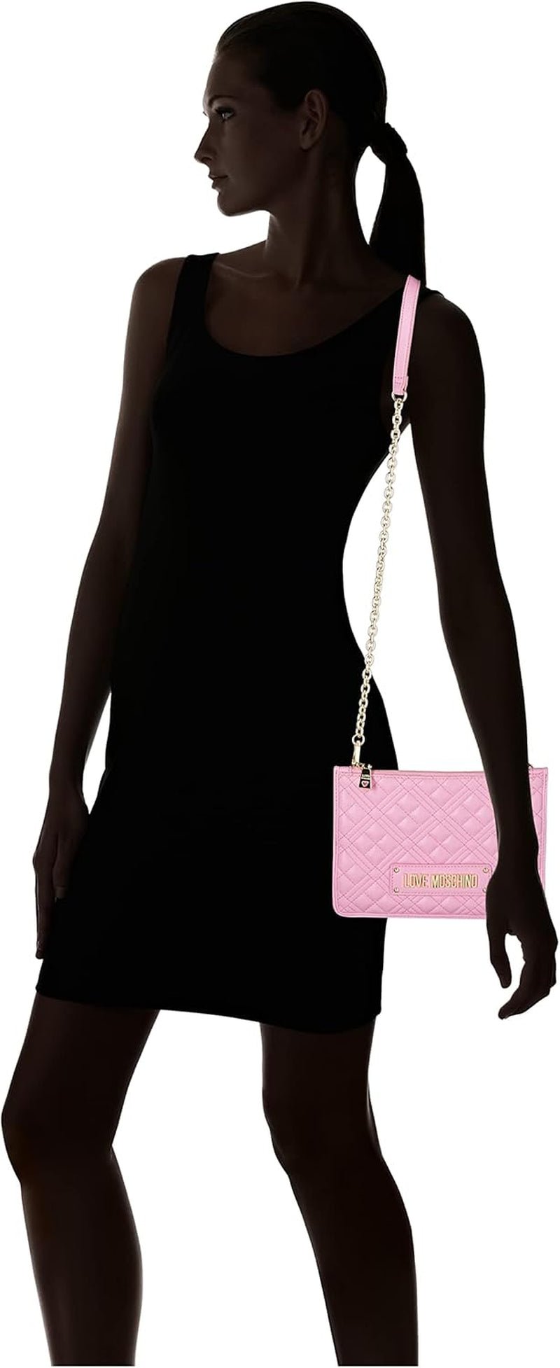 Torebka damska Love Moschino Jc4395pp0fko0651, różowa, jeden rozmiar torby damskie Naty Shop