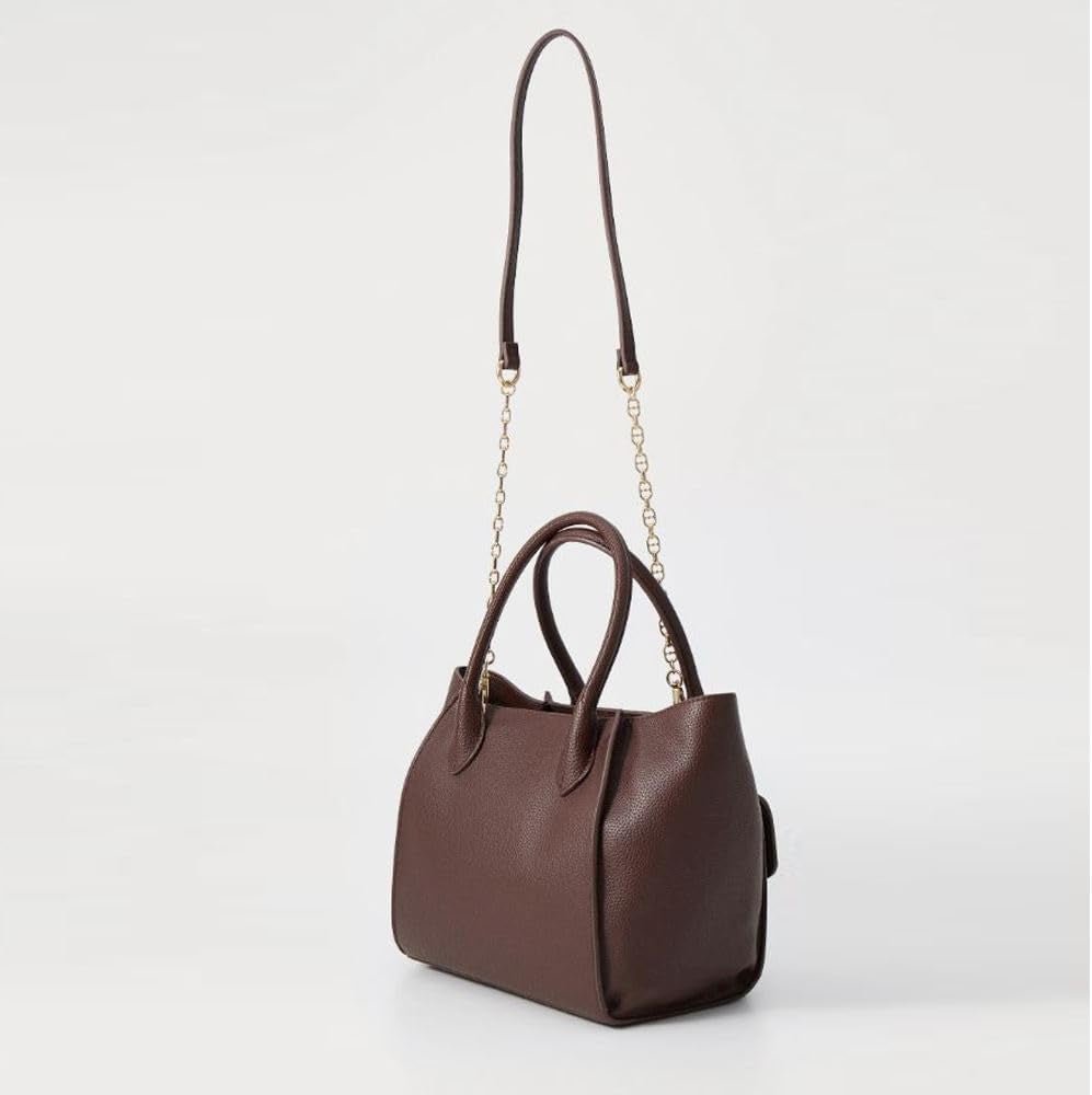 Love Moschino Torba na ramię Ciemnobrązowa torba w jednym rozmiarze Damska Naty Shop