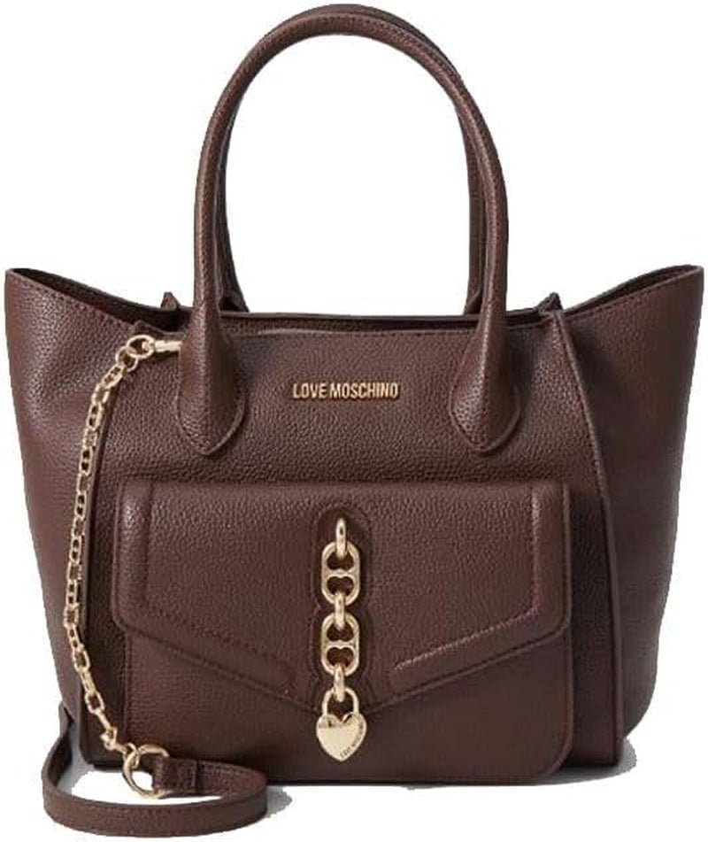 Torba na ramię Love Moschino Ciemnobrązowe torby w jednym rozmiarze Damskie Naty Shop Domyślny tytuł