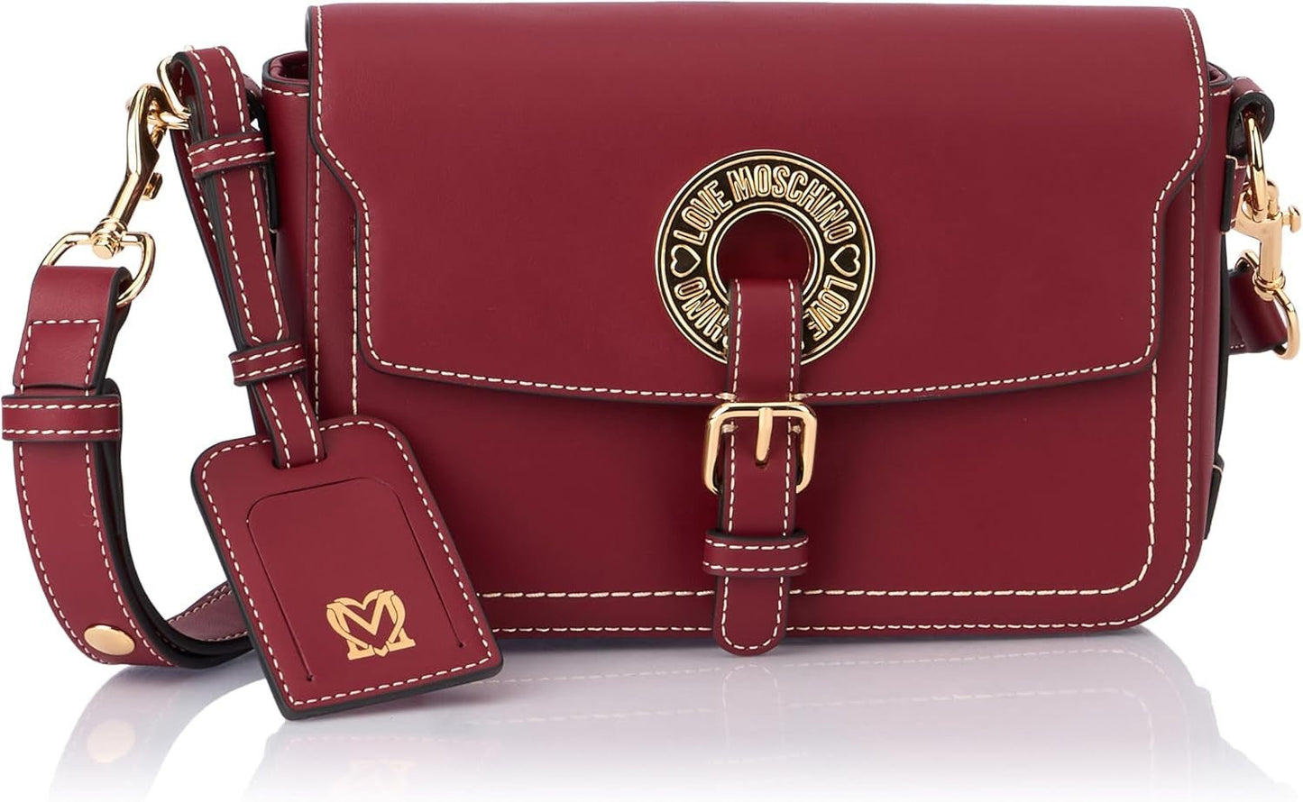 Love Moschino Torba na ramię Damska Bordeaux Torby w jednym rozmiarze Damska Naty Shop Domyślny tytuł