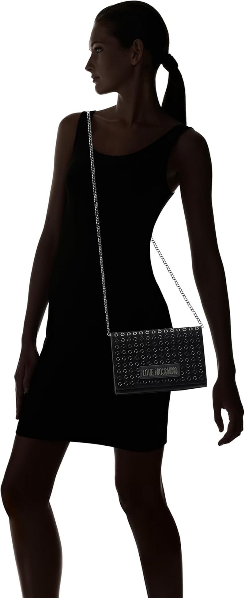 Love Moschino Torba na ramię Czarna, jeden rozmiar Torby damskie Naty Shop