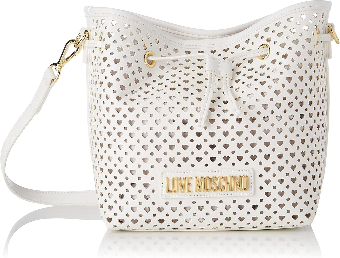 Love Moschino Jc4232pp0gkk0 Torba na ramię Damskie Torby Naty Shop White