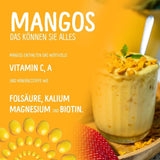 Mango liofilizowane: 100g owoców liofilizowanych z delikatnych kawałków mango bez dodatku cukru - mango suszone - mango suszone - owoce suszone - owoce suszone od NutriPur Produkty odwodnione Naty Shop