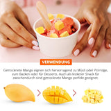 Mango liofilizowane, 250g owoców liofilizowanych, bez dodatków, owocowe, wyprodukowane w Niemczech Produkty suszone Naty Shop