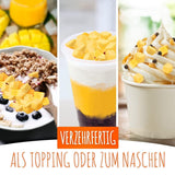 Mango liofilizowane, 250g owoców liofilizowanych, bez dodatków, owocowe, wyprodukowane w Niemczech Produkty suszone Naty Shop
