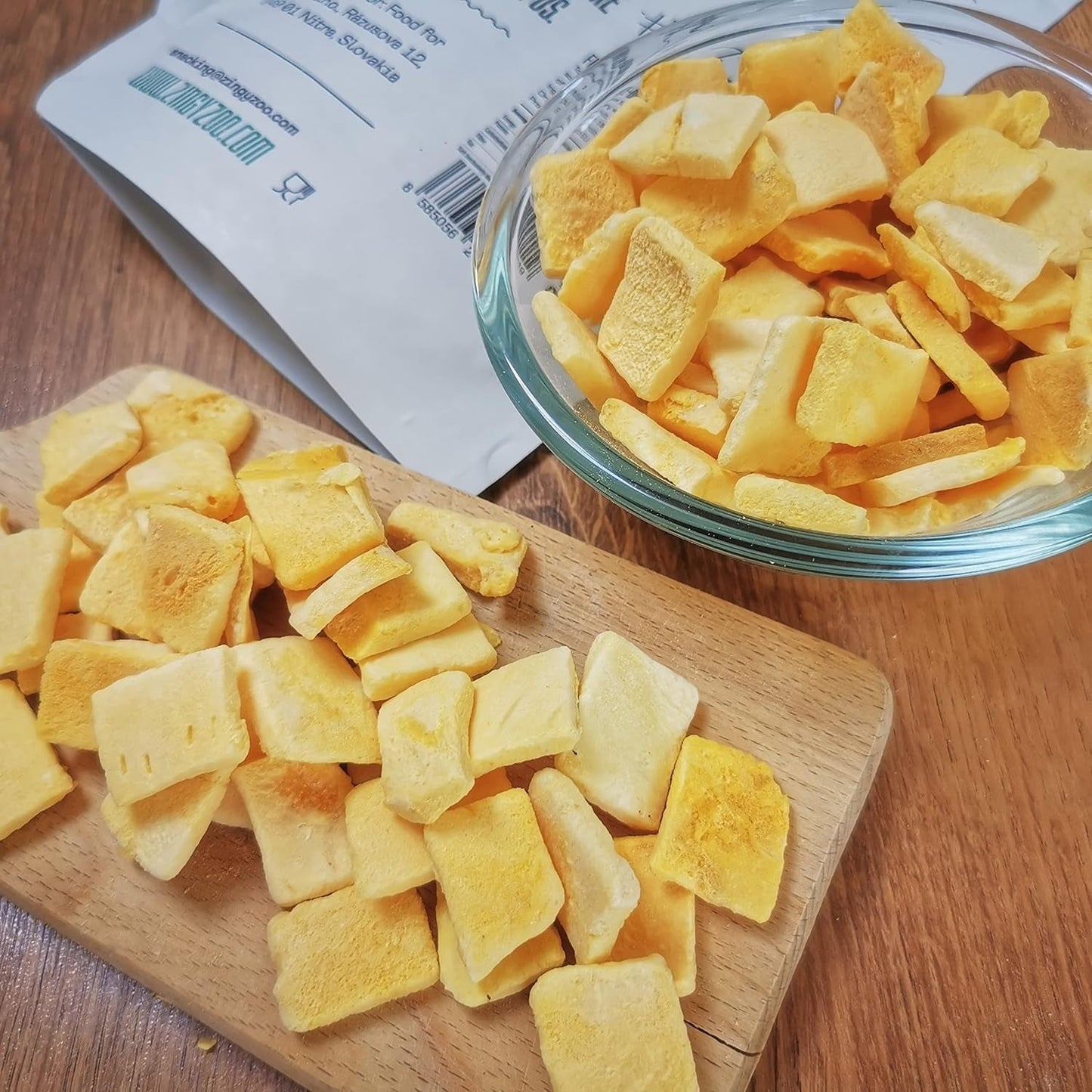 Mango liofilizowane | Bez dodatku cukru Mango liofilizowane | Mango liofilizowane Owoce mango Mango suszone | Suszone mango Suszone owoce bez dodatków | ZingyZoo suszone mango (100g) Naty Shop produkty suszone
