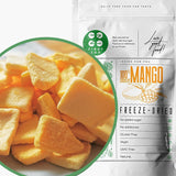 Mango liofilizowane | Bez dodatku cukru Mango liofilizowane | Mango liofilizowane Owoce mango Mango suszone | Suszone mango Suszone owoce bez dodatków | ZingyZoo Suszone Mango (100g) Naty Shop Produkty Suszone Kawałki 100G