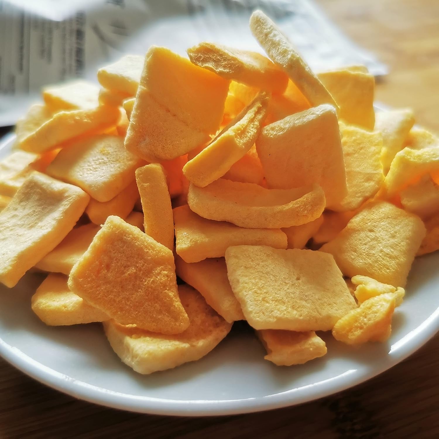 Mango liofilizowane | Bez dodatku cukru Mango liofilizowane | Mango liofilizowane Owoce mango Mango suszone | Suszone mango Suszone owoce bez dodatków | ZingyZoo suszone mango (100g) Naty Shop produkty suszone