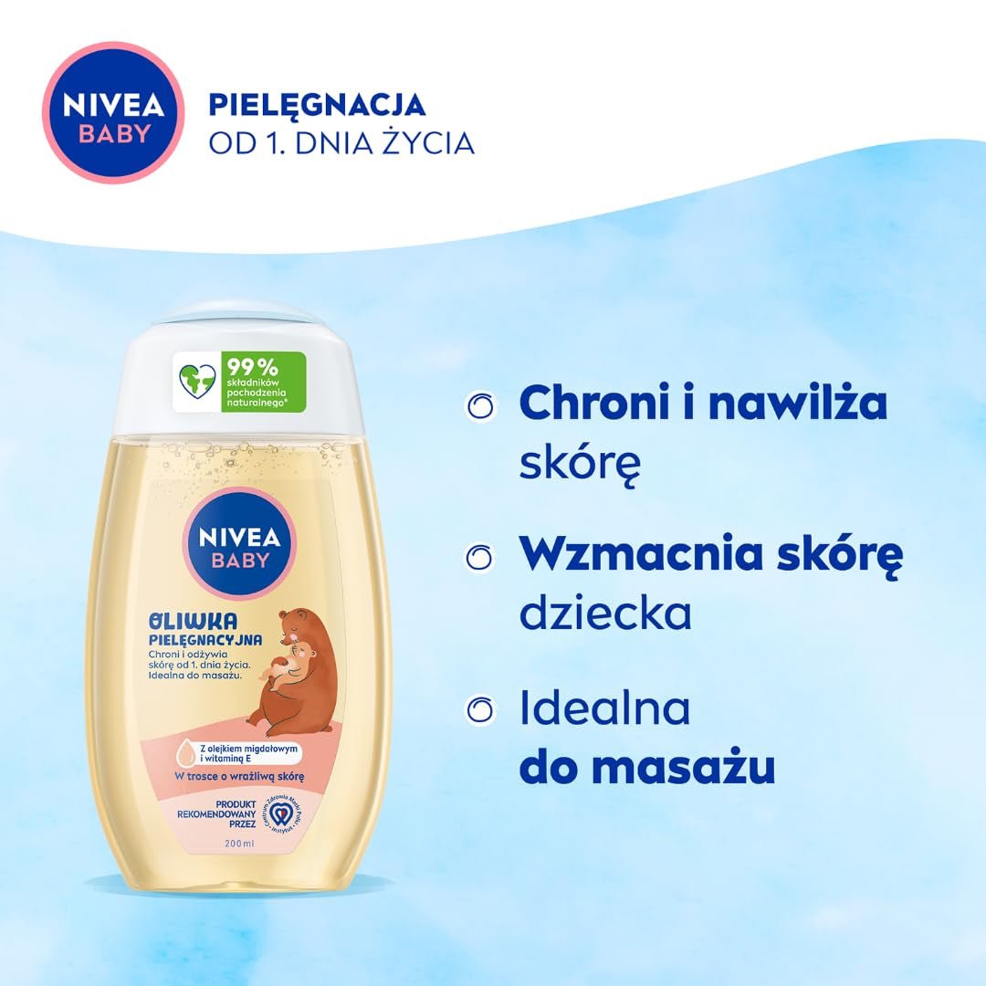 Oliwki pielęgnacyjne, 200 ml Dzieci - Kąpiel i pielęgnacja Naty Shop