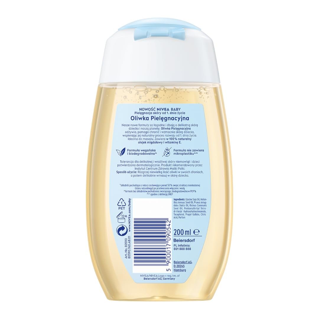 Oliwki pielęgnacyjne, 200 ml Dzieci - Kąpiel i pielęgnacja Naty Shop