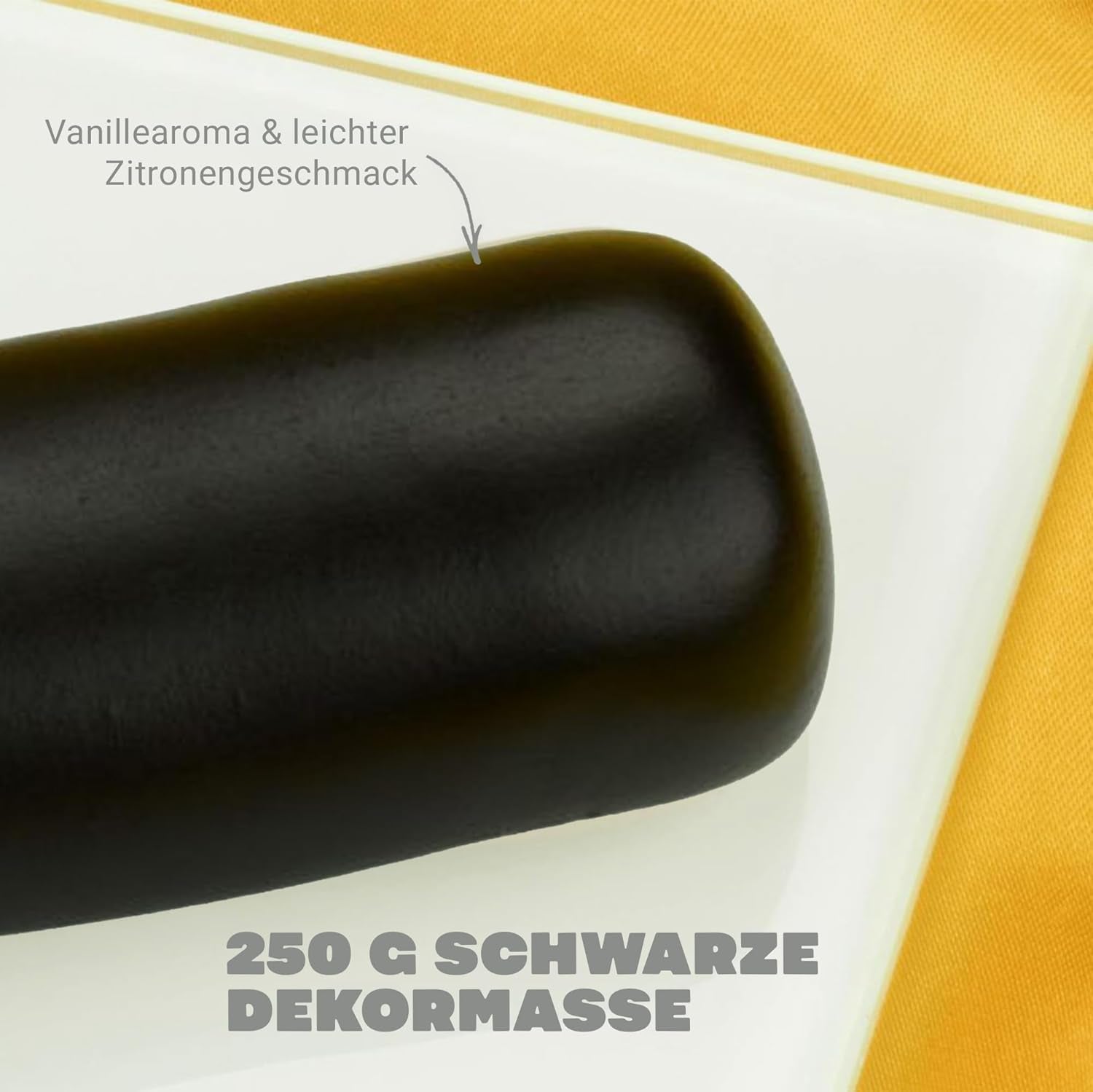 Massa Ticino Zestaw 1x Fondant Biały 250g i 1x Fondant Czarny 250g - Premium pasta cukrowa do ciast, fondant do bułek - Idealna do ciast, modelowania i dekoracji - Fondant dla zawodowych i amatorskich piekarzy Pasta cukrowa Naty Shop